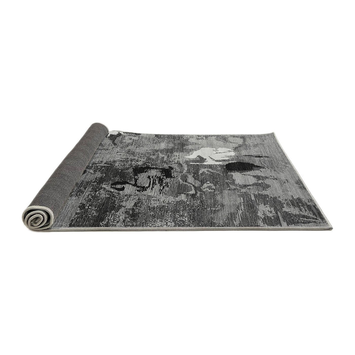 Sideview of Oriental Gray Industrial Rug, urb1785gry