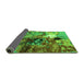 Sideview of Oriental Green Industrial Rug, urb1785grn