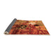 Sideview of Oriental Orange Industrial Rug, urb1785org