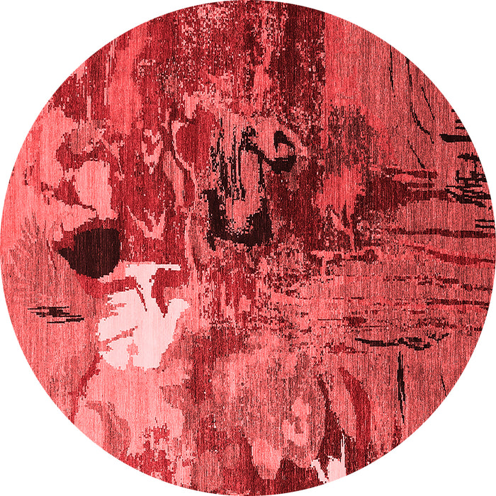 Machine Washable Oriental Red Industrial Rug, wshurb1785red