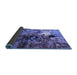 Sideview of Oriental Blue Industrial Rug, urb1785blu