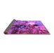 Sideview of Oriental Purple Industrial Rug, urb1785pur