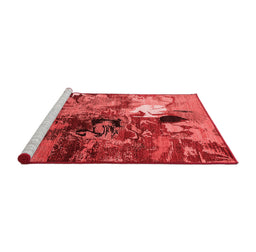 Industrial Red Washable Rugs