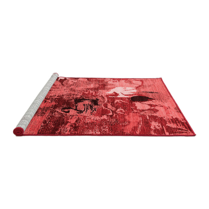 Industrial Red Washable Rugs