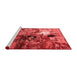 Industrial Red Washable Rugs