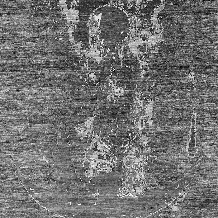 Machine Washable Oriental Gray Industrial Rug, wshurb1786gry