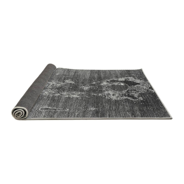 Sideview of Oriental Gray Industrial Rug, urb1786gry