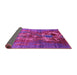 Sideview of Oriental Pink Industrial Rug, urb1786pnk