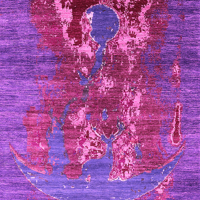 Oriental Pink Industrial Rug, urb1786pnk