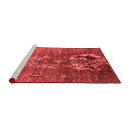 Industrial Red Washable Rugs