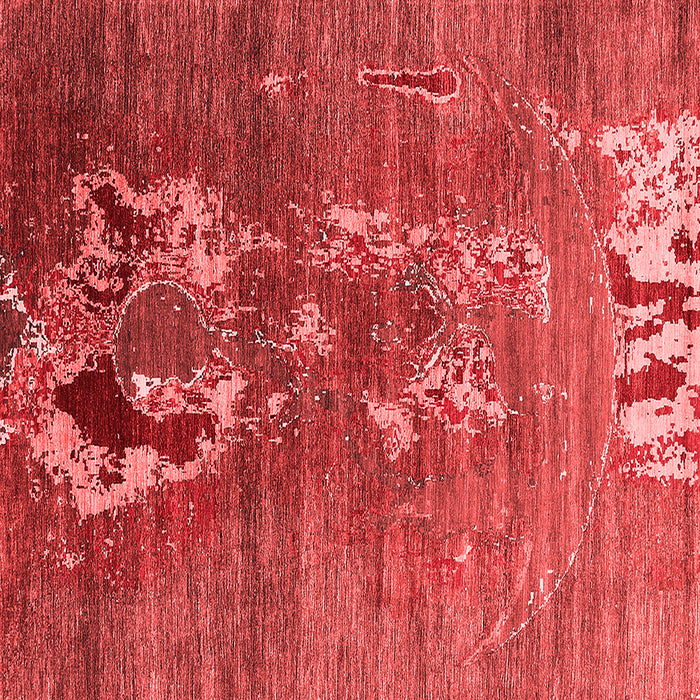 Machine Washable Oriental Red Industrial Rug, wshurb1786red