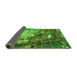 Sideview of Oriental Green Industrial Rug, urb1787grn