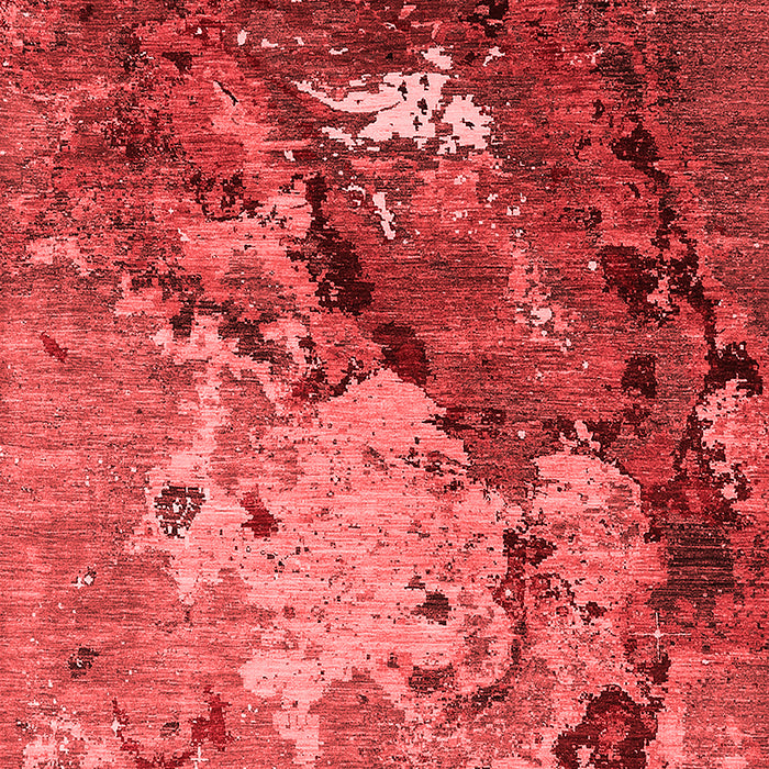 Machine Washable Oriental Red Industrial Rug, wshurb1787red