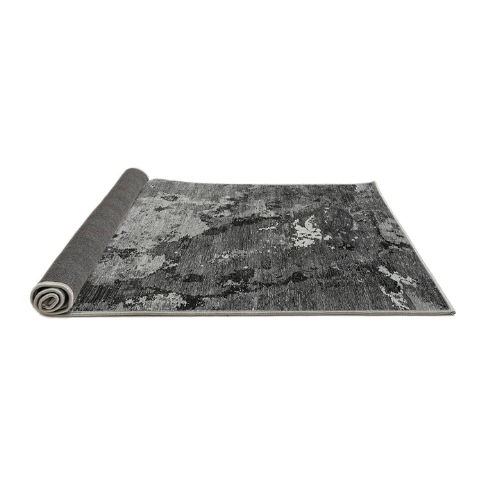 Sideview of Oriental Gray Industrial Rug, urb1787gry