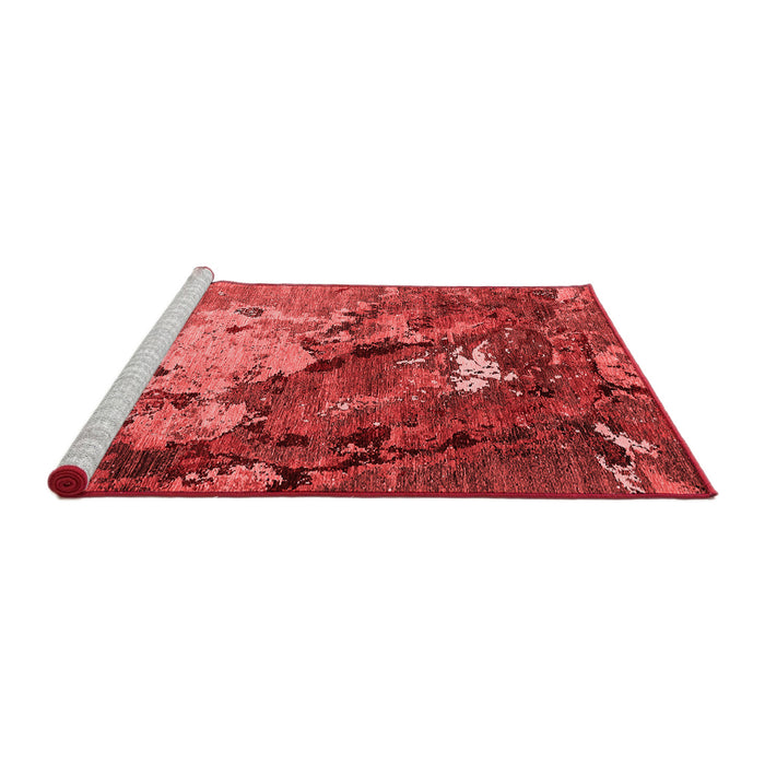 Industrial Red Washable Rugs