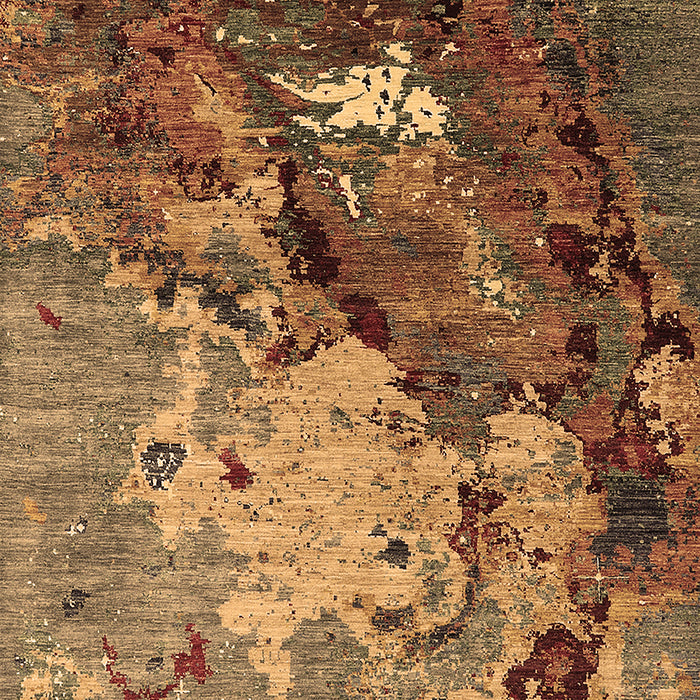 Oriental Brown Industrial Rug, urb1787brn