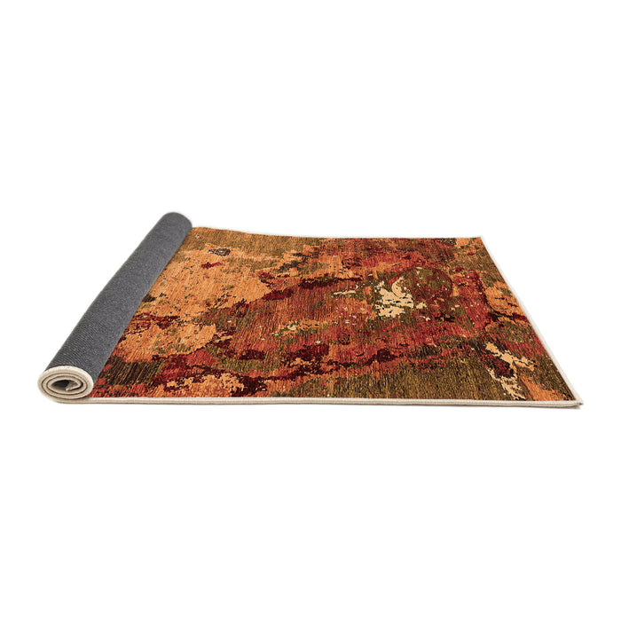Sideview of Oriental Orange Industrial Rug, urb1787org