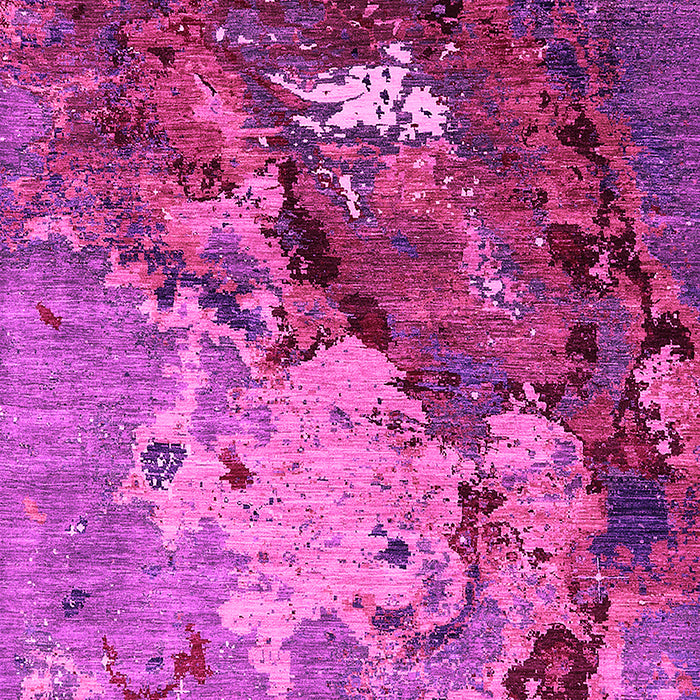 Machine Washable Oriental Pink Industrial Rug, wshurb1787pnk
