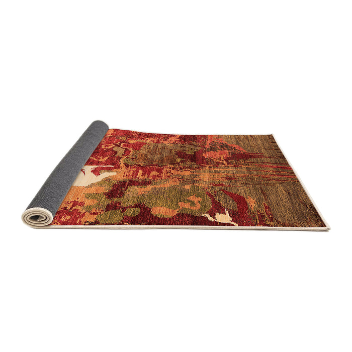 Sideview of Oriental Orange Industrial Rug, urb1788org