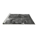 Sideview of Machine Washable Oriental Gray Industrial Rug, wshurb1788gry