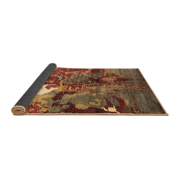 Sideview of Oriental Brown Industrial Rug, urb1788brn