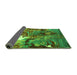 Sideview of Oriental Green Industrial Rug, urb1788grn