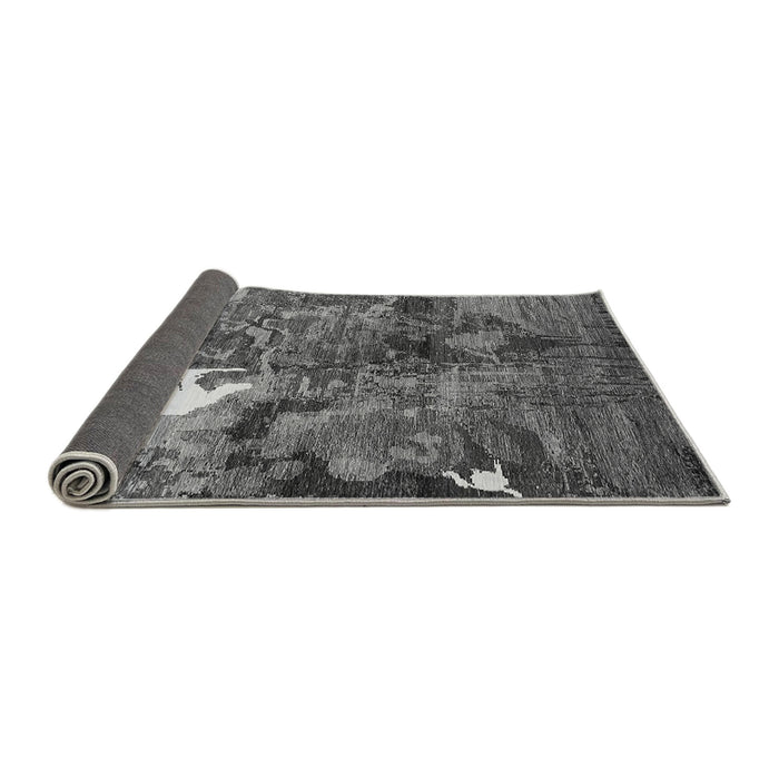 Sideview of Oriental Gray Industrial Rug, urb1788gry