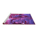 Sideview of Machine Washable Oriental Purple Industrial Area Rugs, wshurb1788pur