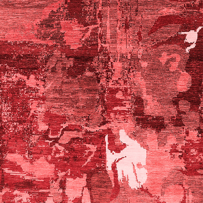 Machine Washable Oriental Red Industrial Rug, wshurb1788red