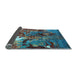 Sideview of Oriental Light Blue Industrial Rug, urb1788lblu