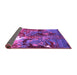 Sideview of Oriental Purple Industrial Rug, urb1788pur