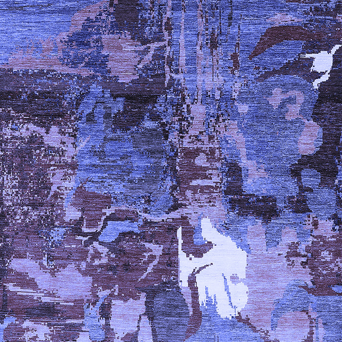 Oriental Blue Industrial Rug, urb1788blu