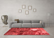 Industrial Red Washable Rugs