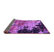 Sideview of Oriental Purple Industrial Rug, urb1789pur