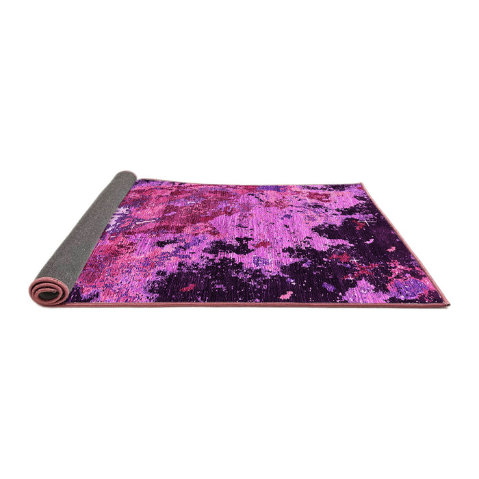 Sideview of Oriental Pink Industrial Rug, urb1789pnk
