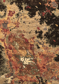 Oriental Brown Industrial Rug, urb1789brn