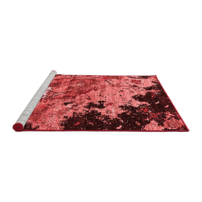 Industrial Red Washable Rugs