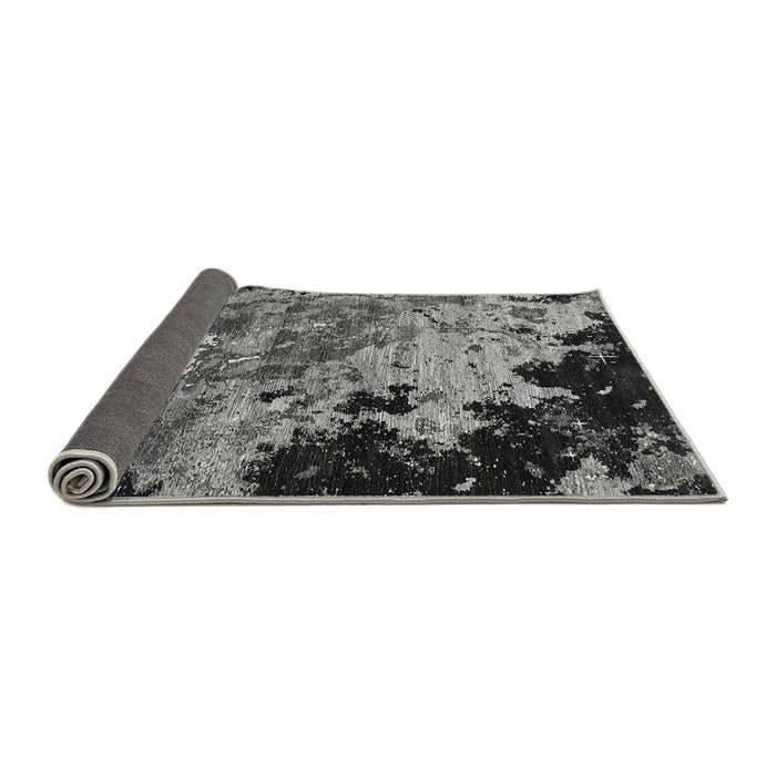 Sideview of Oriental Gray Industrial Rug, urb1789gry