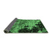 Sideview of Oriental Emerald Green Industrial Rug, urb1789emgrn