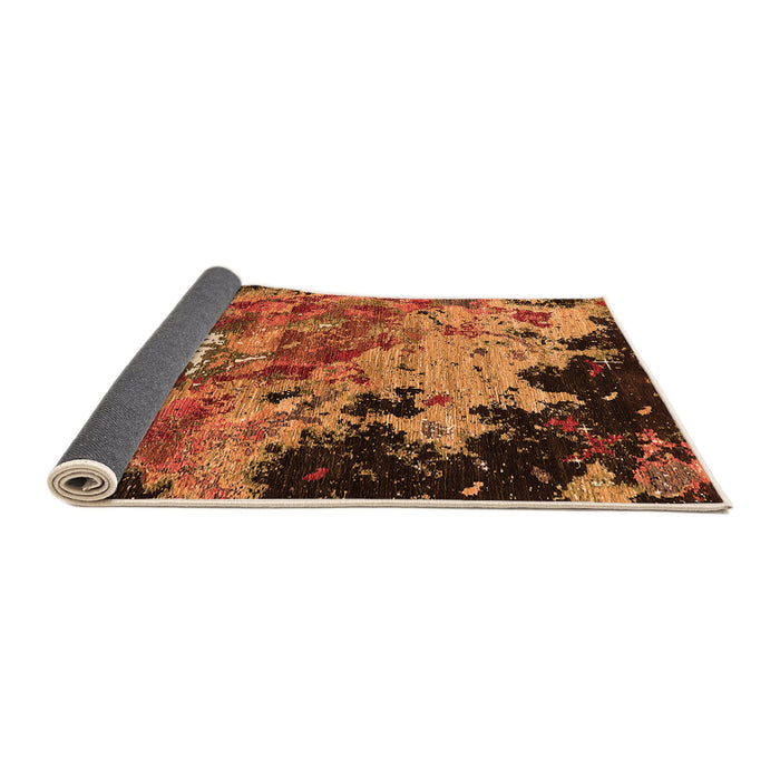 Sideview of Oriental Orange Industrial Rug, urb1789org