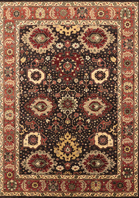 Oriental Brown Industrial Rug, urb1790brn