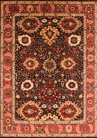 Oriental Orange Industrial Rug, urb1790org