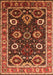 Oriental Orange Industrial Rug, urb1790org