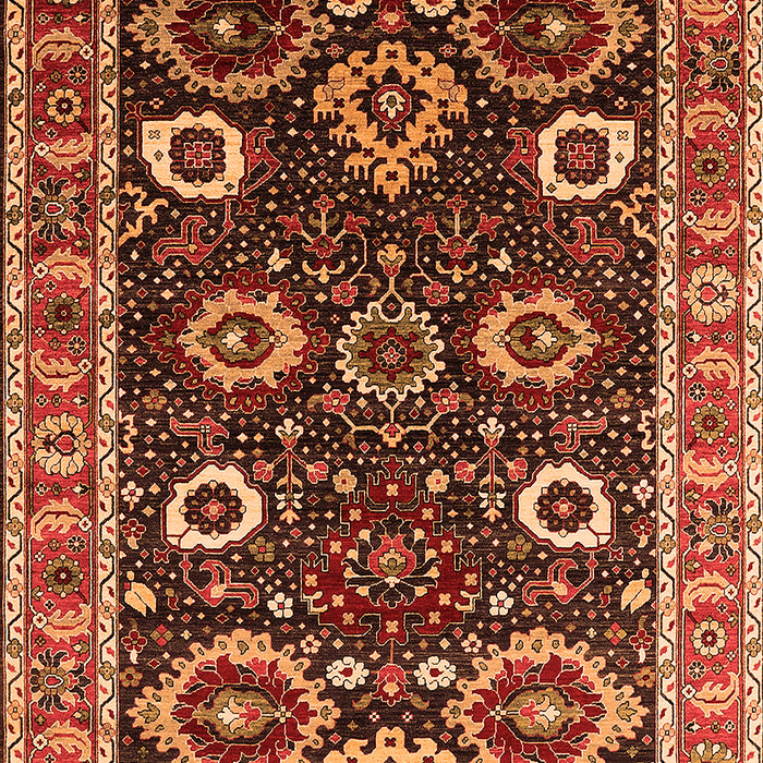 Oriental Orange Industrial Rug, urb1790org