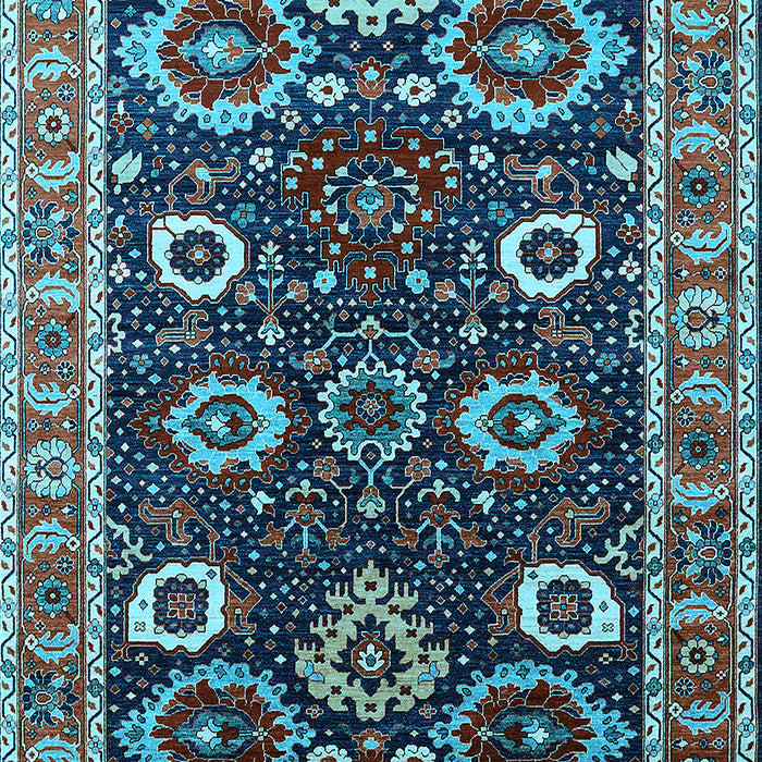 Oriental Light Blue Industrial Rug, urb1790lblu