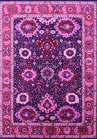 Oriental Pink Industrial Rug, urb1790pnk