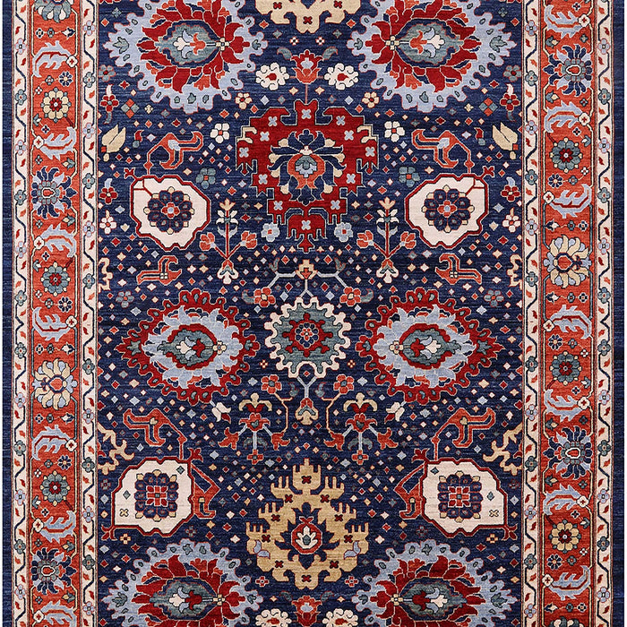 Mid-Century Modern Rosy Brown Pink Oriental Rug, urb1790