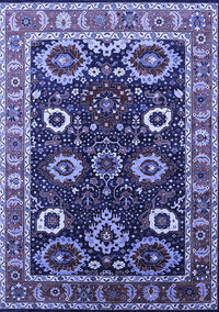 Oriental Blue Industrial Rug, urb1790blu