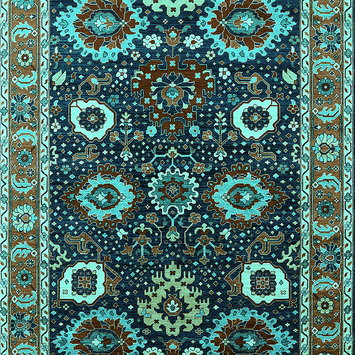 Oriental Turquoise Industrial Rug, urb1790turq