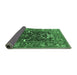 Sideview of Oriental Emerald Green Industrial Rug, urb1791emgrn